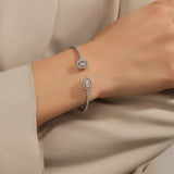 Elegant crystal bangle – Available in gold, rose gold and silver