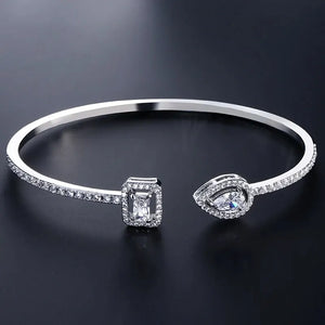 Elegant crystal bangle – Available in gold, rose gold and silver