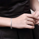 Silver bracelet for men and women