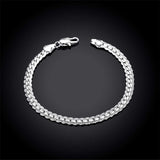 Silver bracelet for men and women